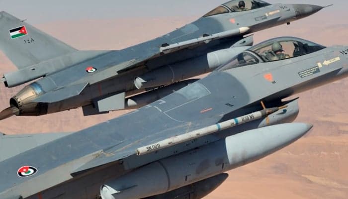 اردن کے جنوبی شام میں شدت پسندوں کے ٹھکانوں پر فضائی حملے، 7 افراد ہلاک